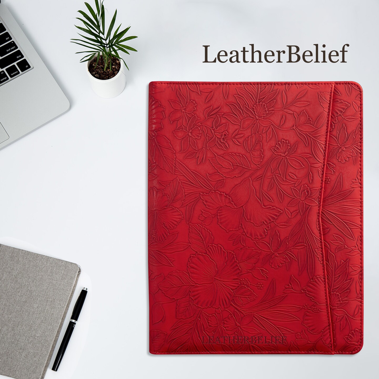 Red Buttero Leather, 1.4-1.6 mm Leather, newest Effect Leather, Supply for Leather Craft, Leather for Organizer and ipad cover