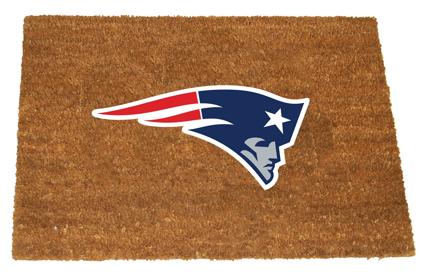 The Memory Company NFL New England Patriots Rectangular Coir Door Mat 29.5" x 19.5"