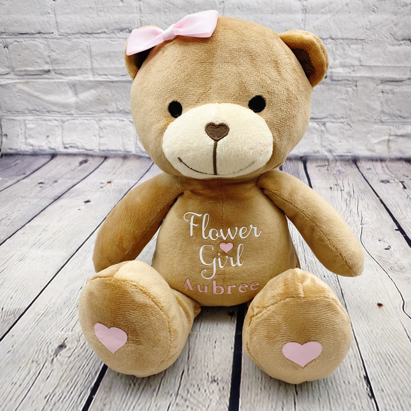 Flower girl bear gift online