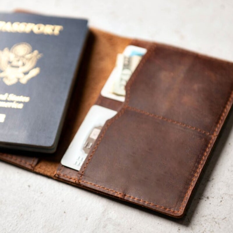 Priam Handmade Leather Passport Cover 284804292924604416