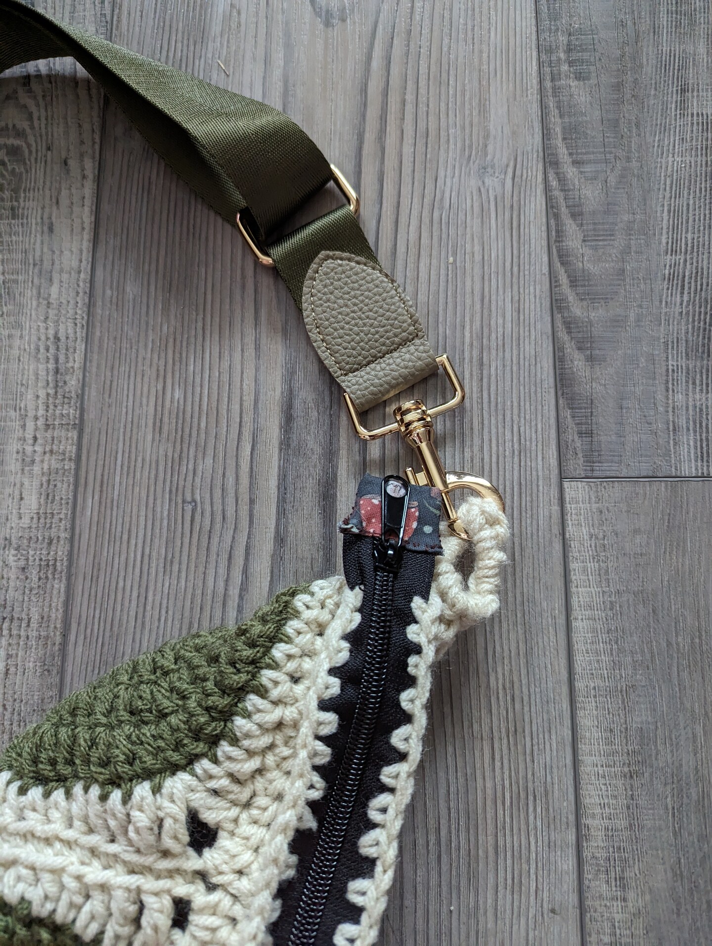 Crochet Mushroom Fannypack | MakerPlace by Michaels