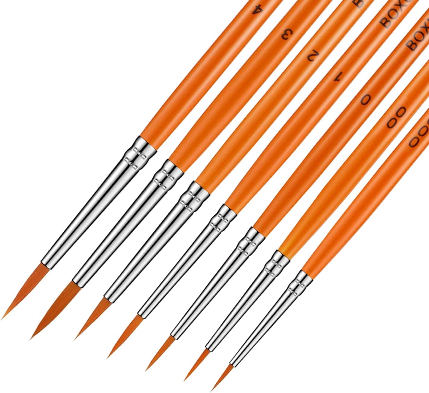 Synthetic Miniature Paint Brush Set of 7 Michaels