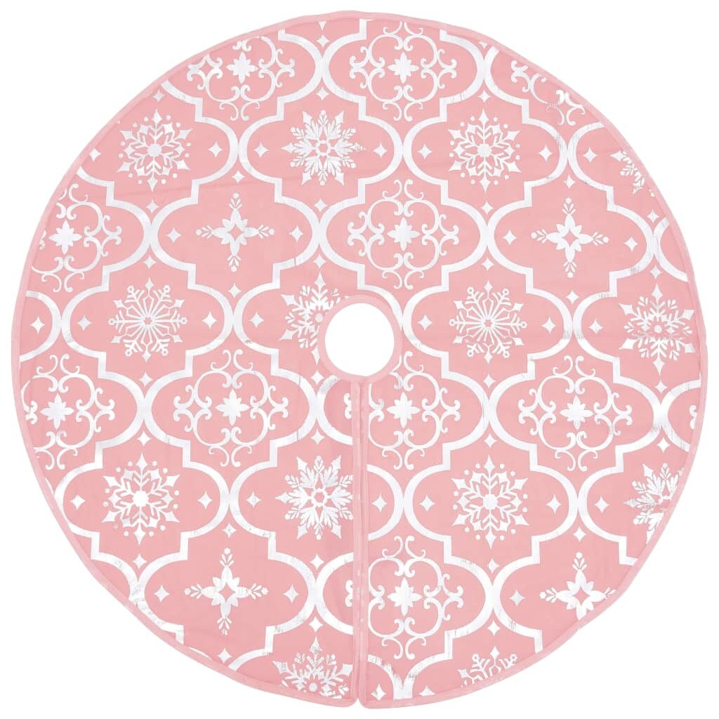 Luxury Christmas Tree Skirt with Sock 4 ft Fabric
