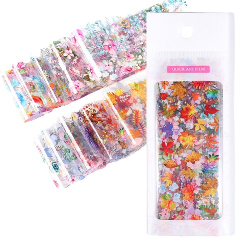 Kitcheniva DIY Colorful Nail Art Transfer Foil Sticker
