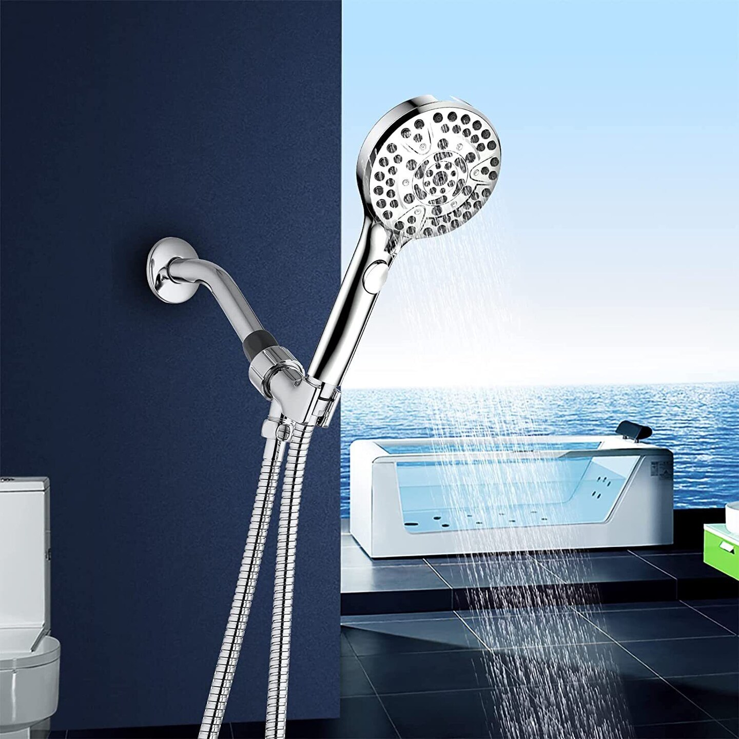 10 Modes High Pressure Handheld Shower Head