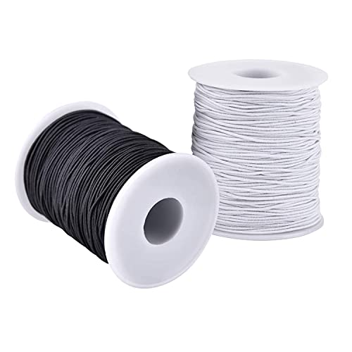 Elastic Stretchy Beading Thread Cord Bracelet String For Jewelry Making 2  Rolls