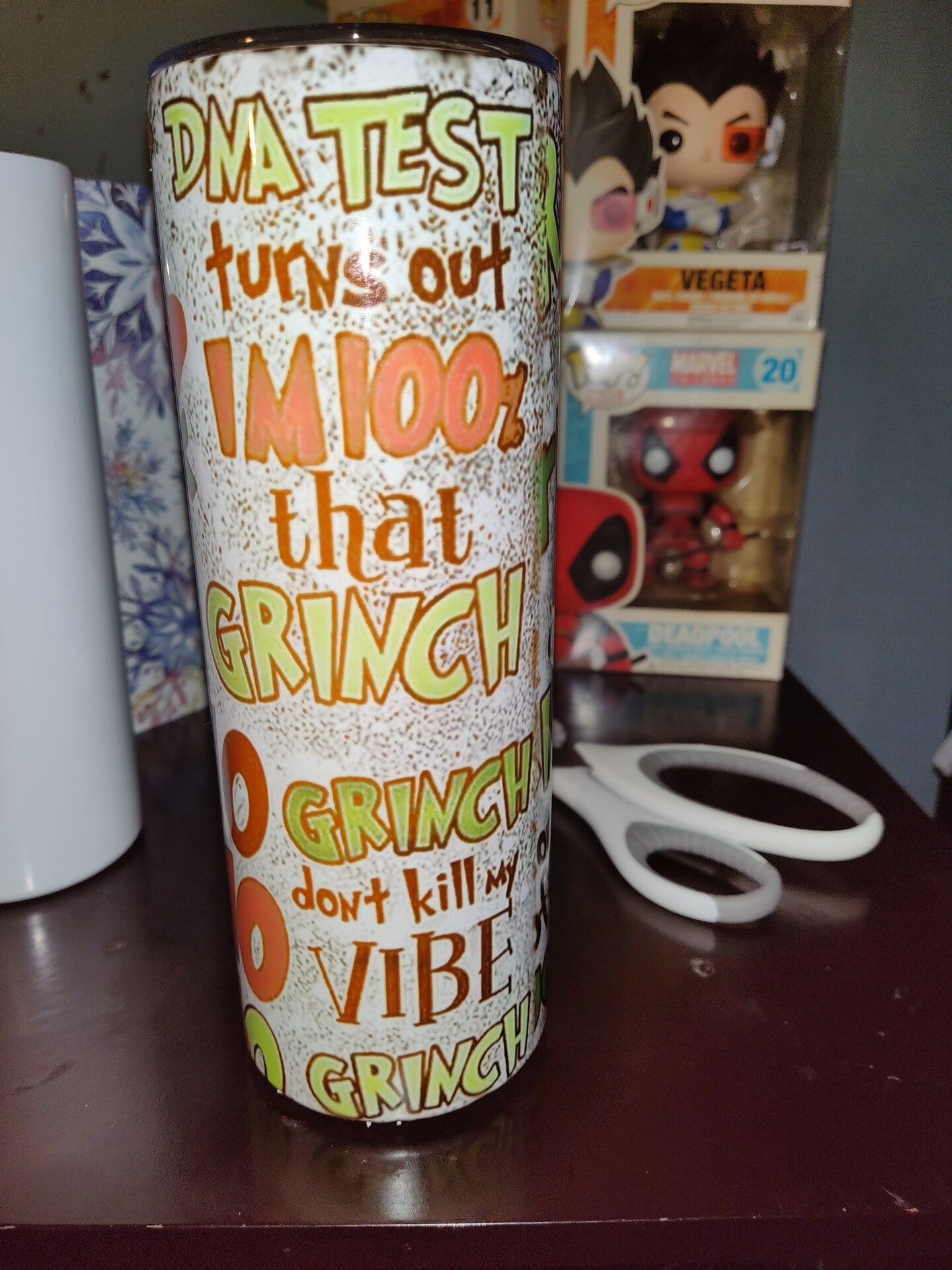 Grinch Tall Skinny Tumbler