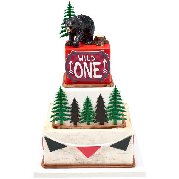 Wild Black Bear DecoSet&#xAE; Cake Decoration