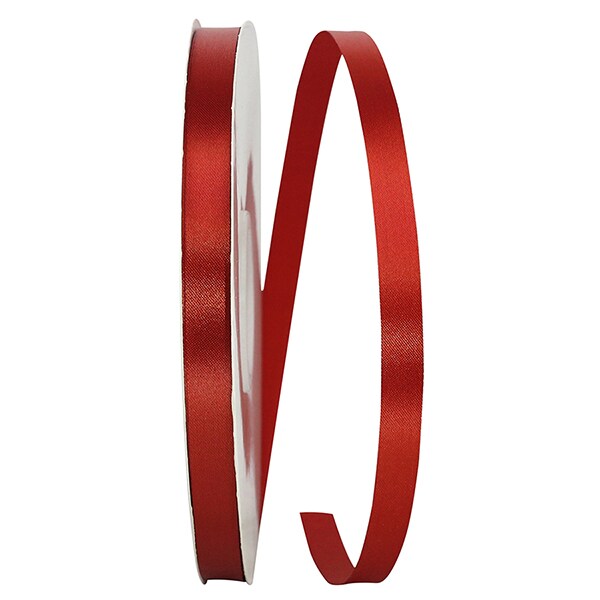 Florist Ribbons --- ⅜ inch x 100 yards --- Satin / Acetate Supreme Cooler Ribbon -- Rust Color