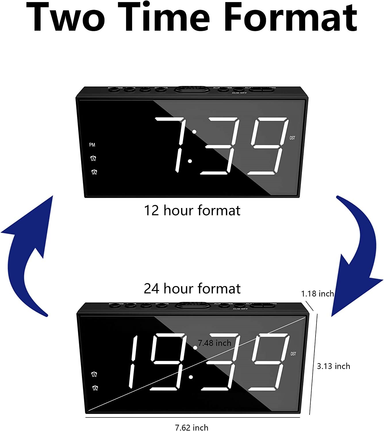 Super Extremely Alarm Clock Display