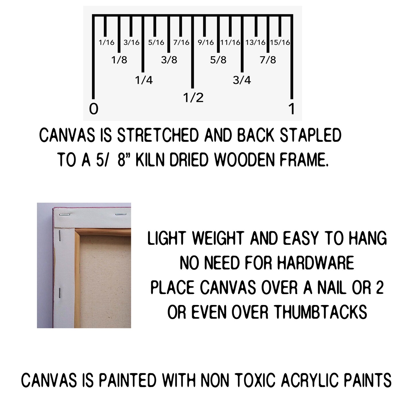 Man Cave Rules Canvas Painting Subway Word Art product 2