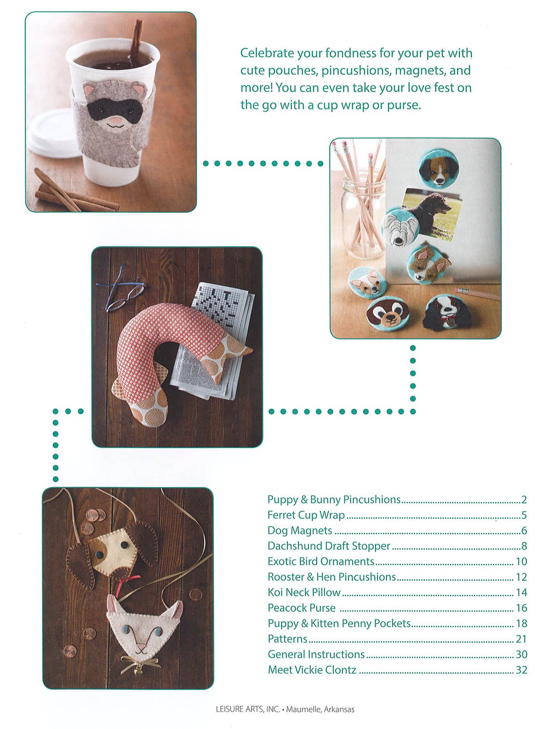 Leisure Arts My Pet Crafts Crafting Book