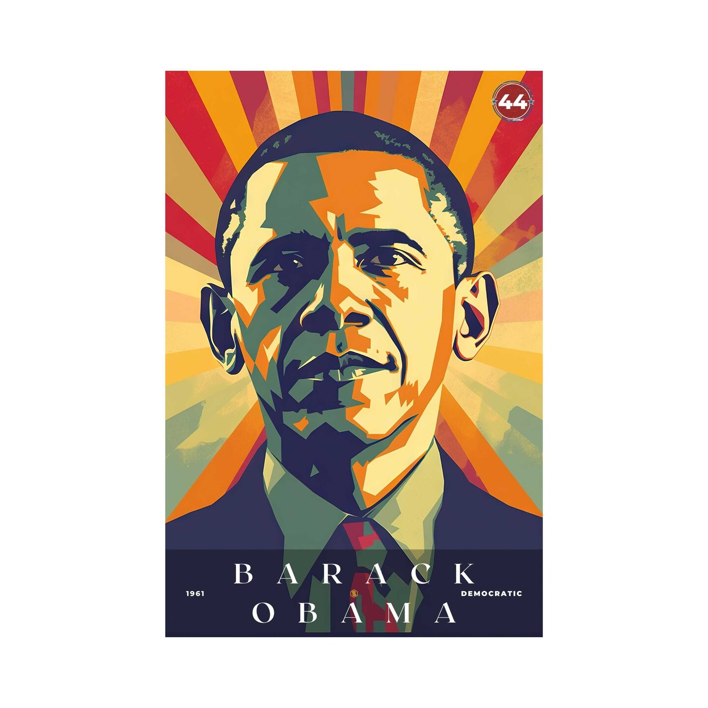 Barack Obama Poster, US President Print, Office Poster, Home Decor | S1 ...