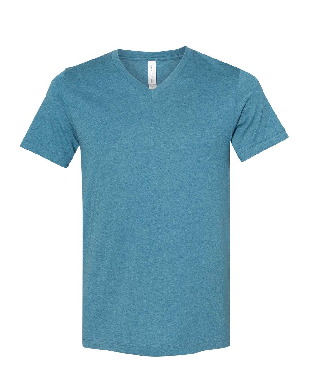 Bella Canvas Unisex Short-Sleeve T-Shirt - Heather CVC Jersey Tee, 4.2 Oz, Retail Fit (2XL, Heather Sea Green) - View #9