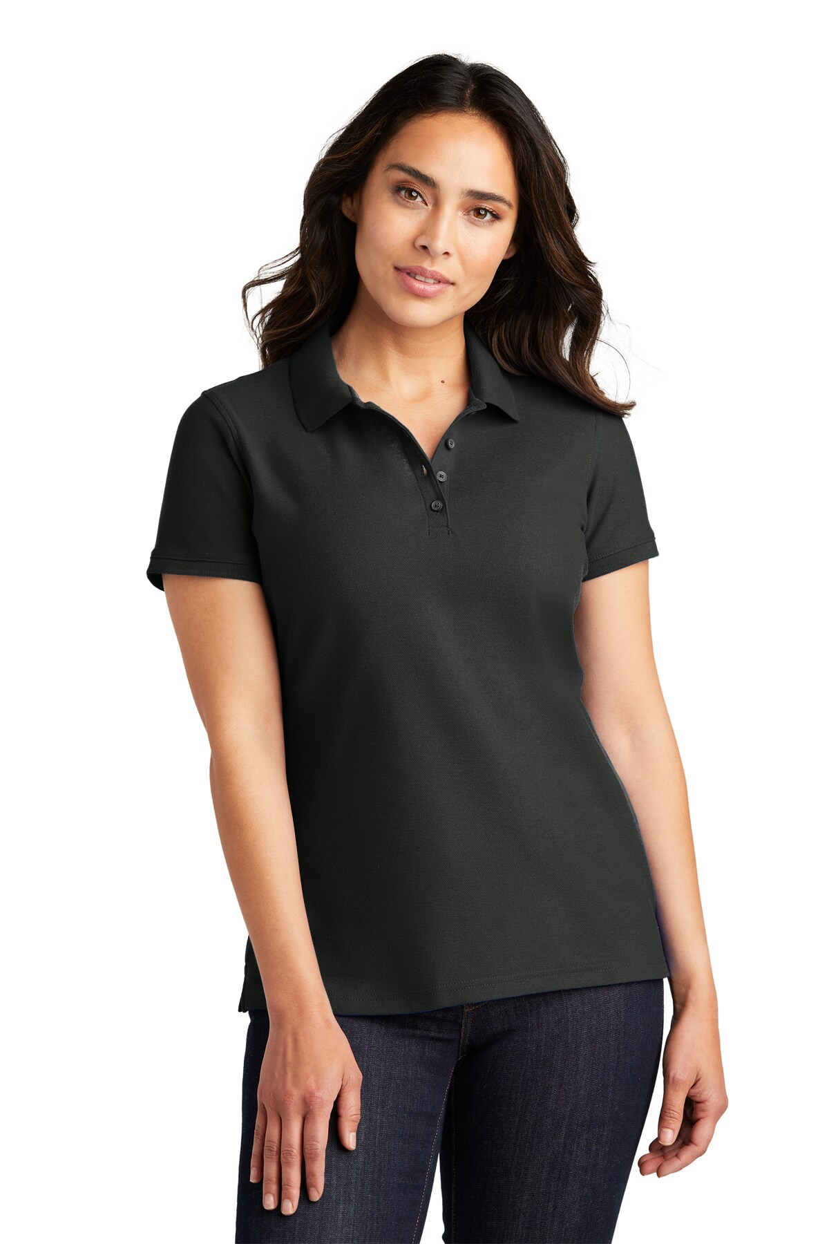 Port Authority&#xAE; Ladies Core Classic Short Sleeve Pique Polo T-shirt