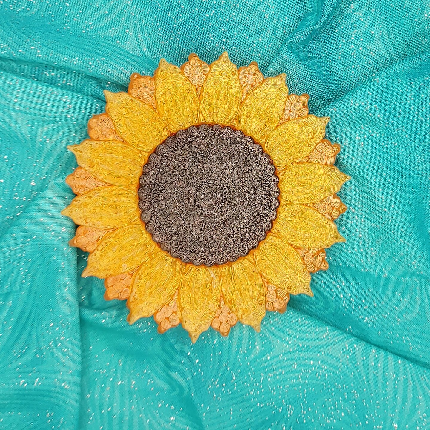 Sunflower 4.25&#x22; Silicone Freshie Mold