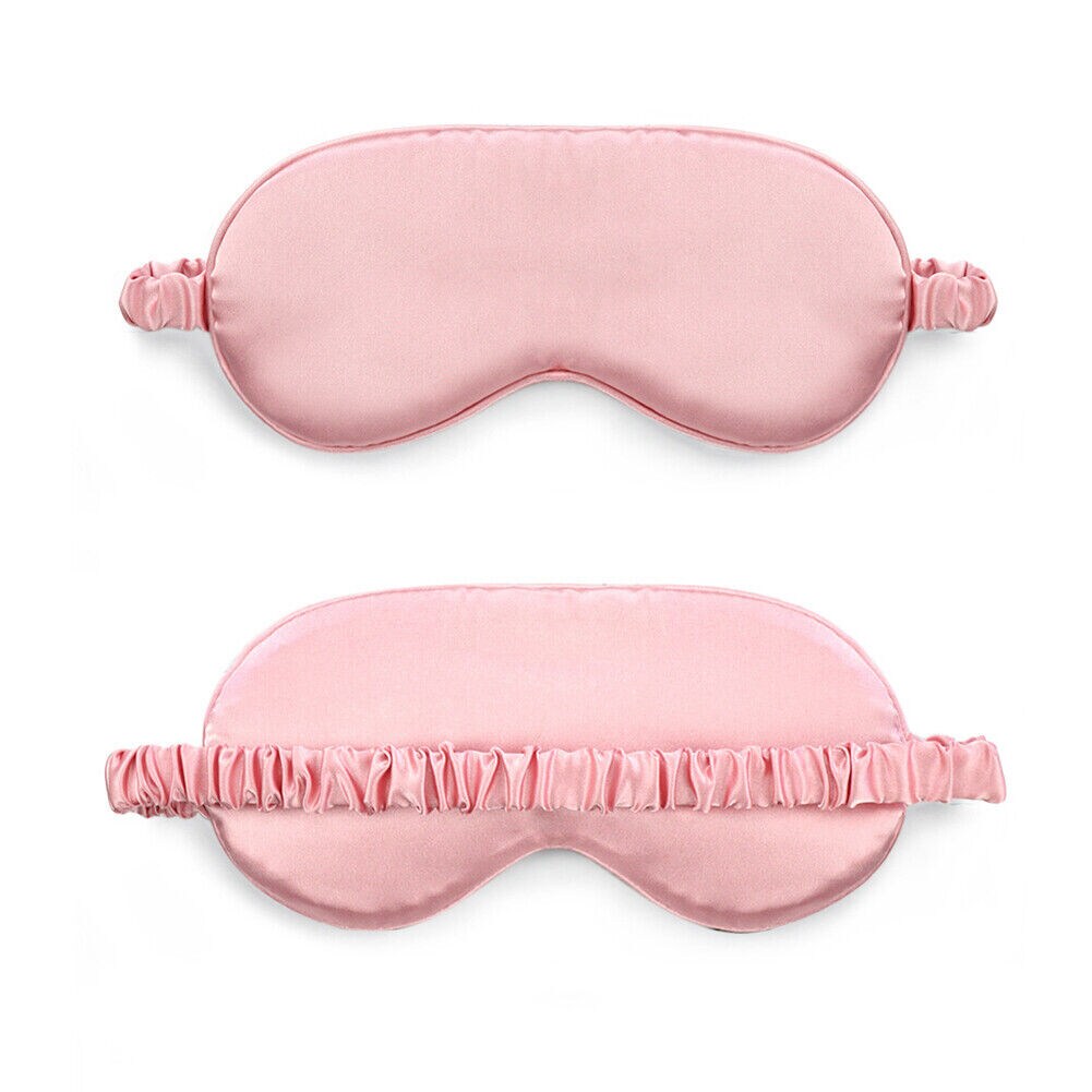 Kitcheniva Smooth Padded Double Sided Satin Travel Sleep Eye Mask Cover