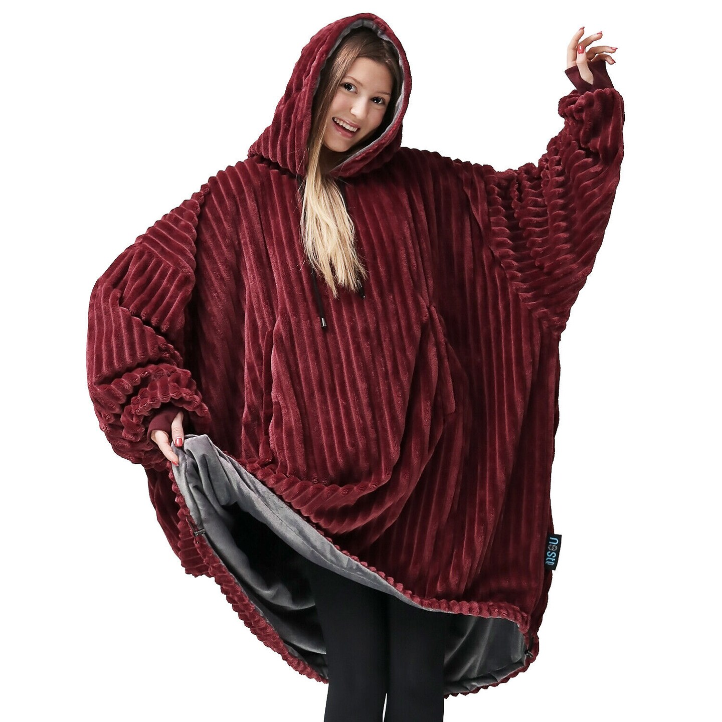 Reversible discount blanket hoodie