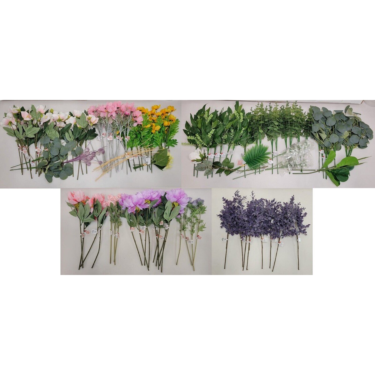 Multiple Styles Greenery Floral 110 pcs