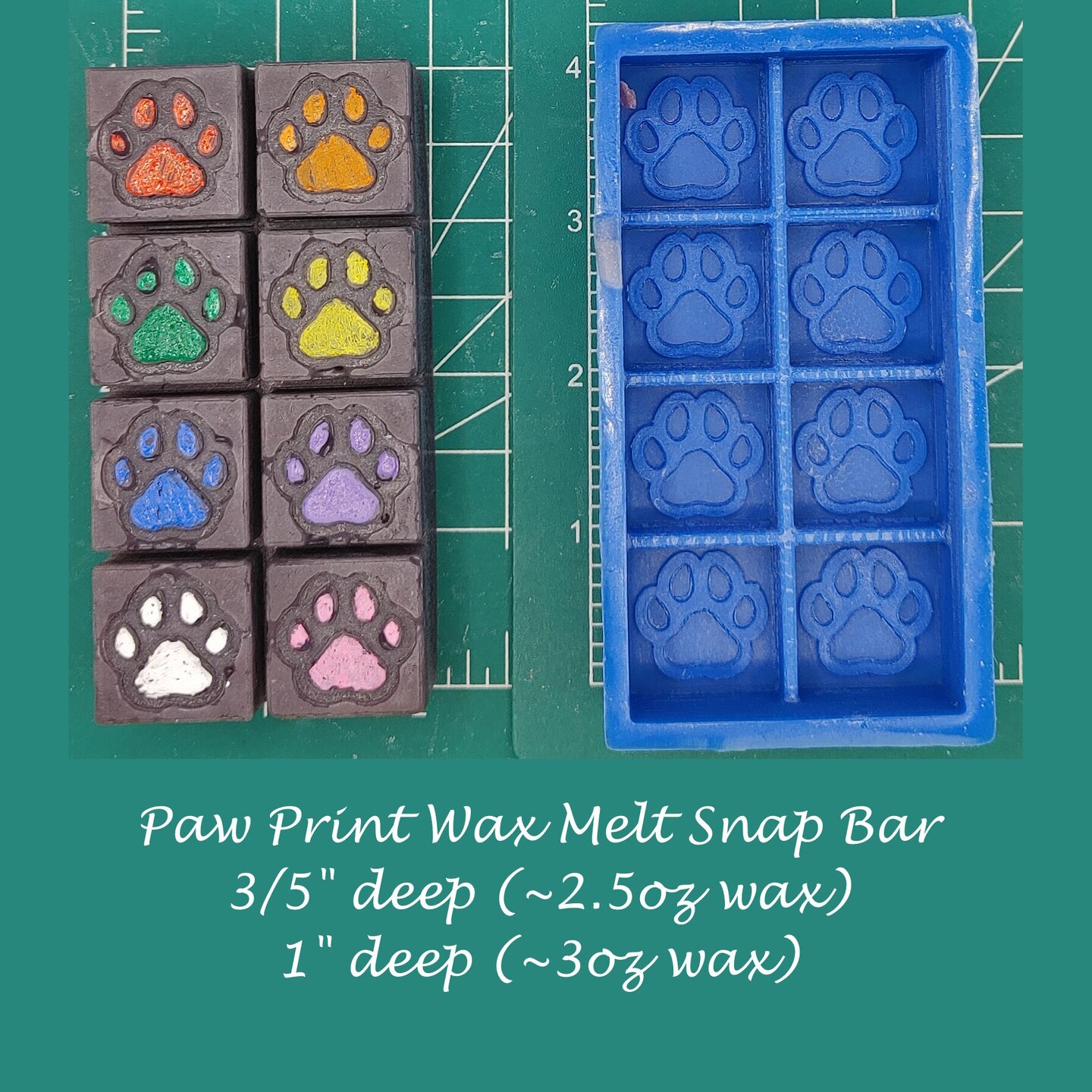 Custom Snap Bar Mold. Bespoke Wax Melt Mold. Personalised Silicone Mold for Wax  Melts 