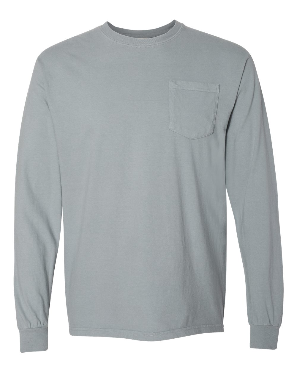 Comfort Colors® Garment-Dyed Heavyweight Long Sleeve Pocket T-Shirt