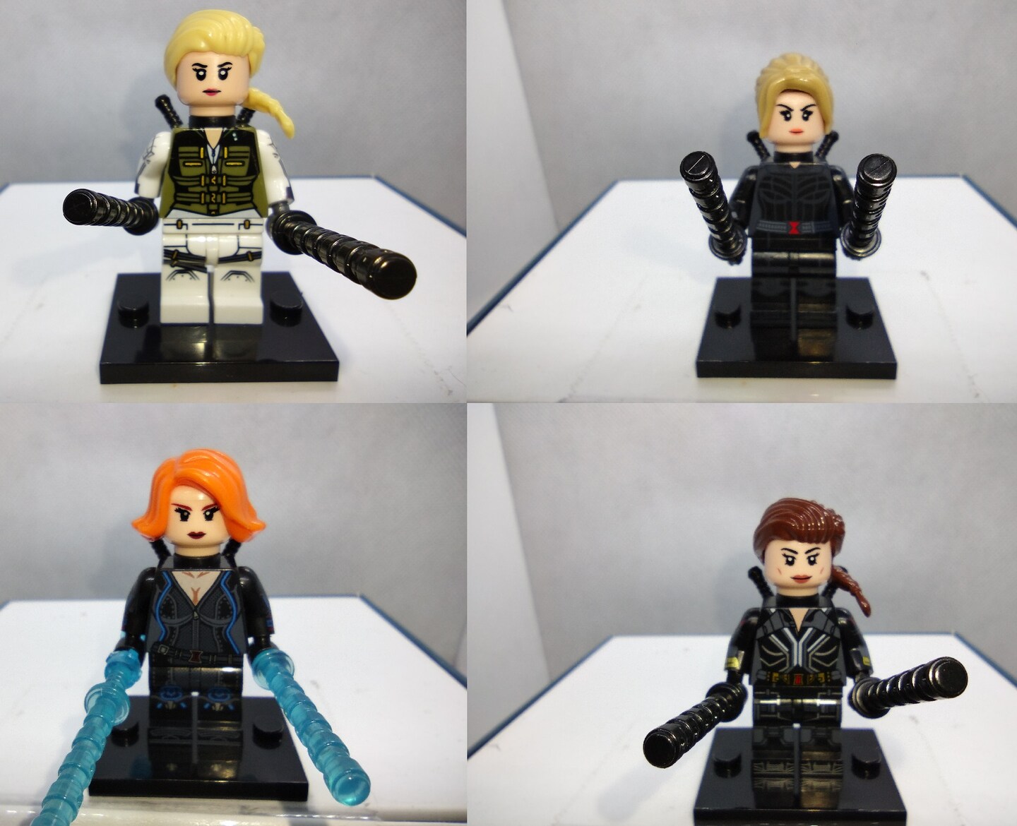 Black Widow Movie set of 8 figures MakerPlace by Michaels