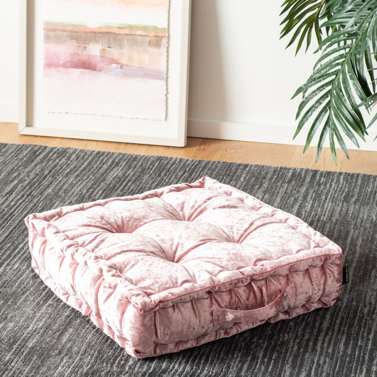 Blush floor pillow best sale