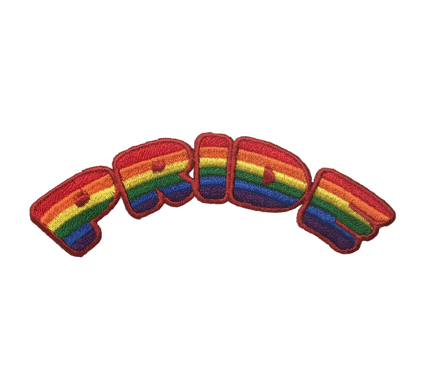 Pride Rainbow LGBT Embroidered Iron on Patch