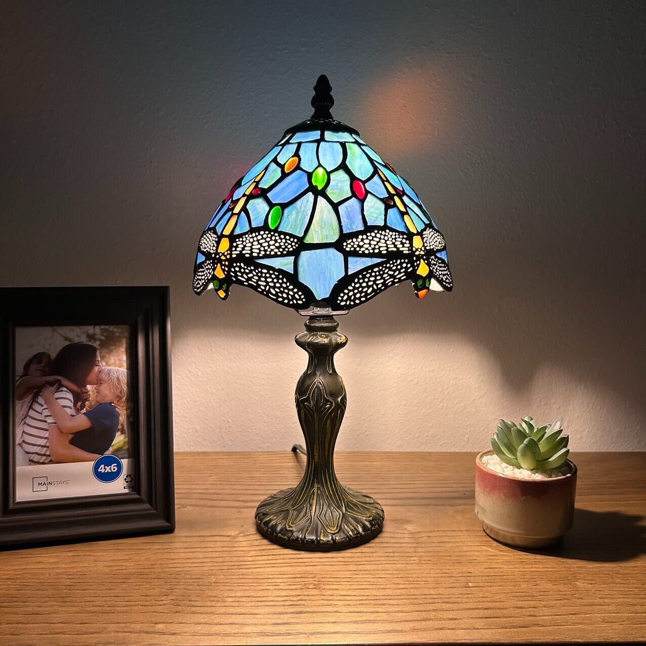 Mini Tiffany Style Table Lamp