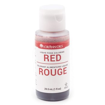 LorAnn Red Liquid Food Color, 1 ounce squeeze bottle