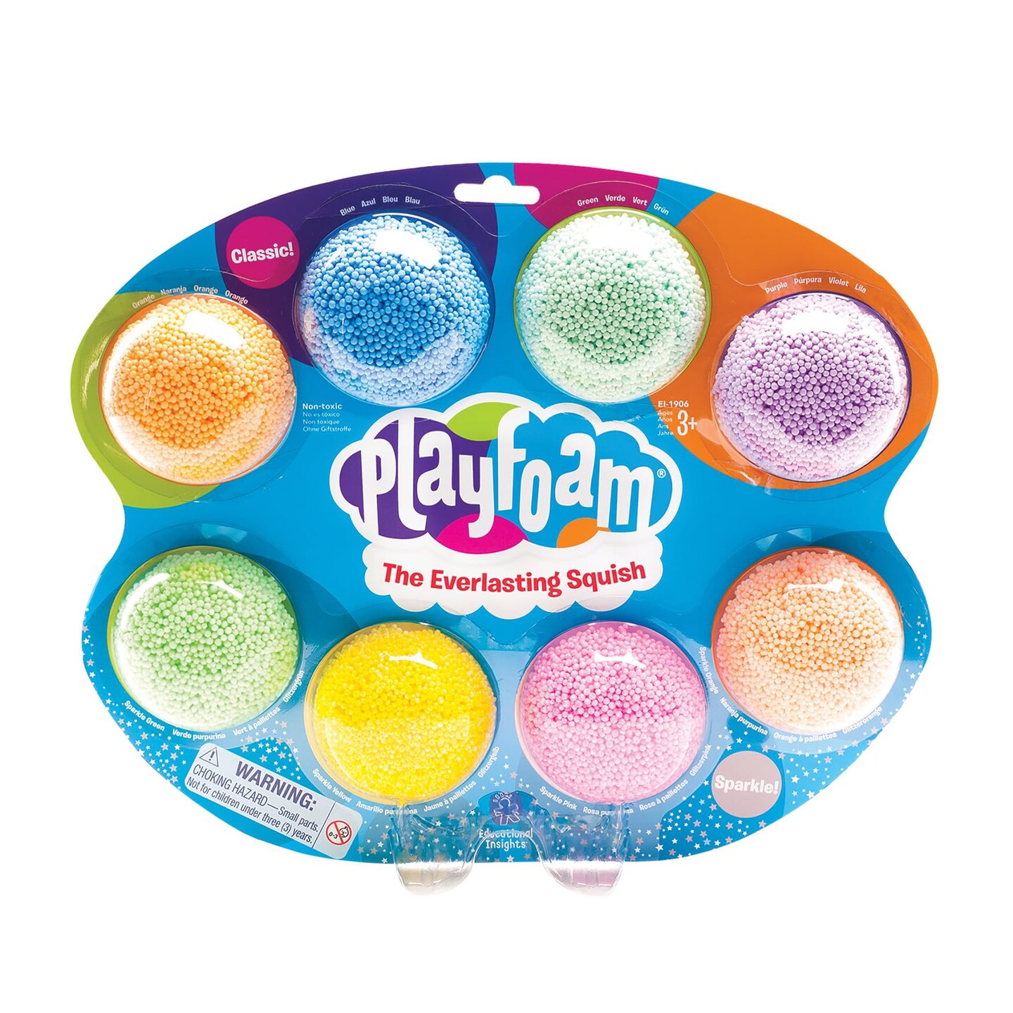 Playfoam 8 Pieces, Fidget Toy &#x26; Sensory Toys for Kids &#x26; Adults, Gift for Ages 3+