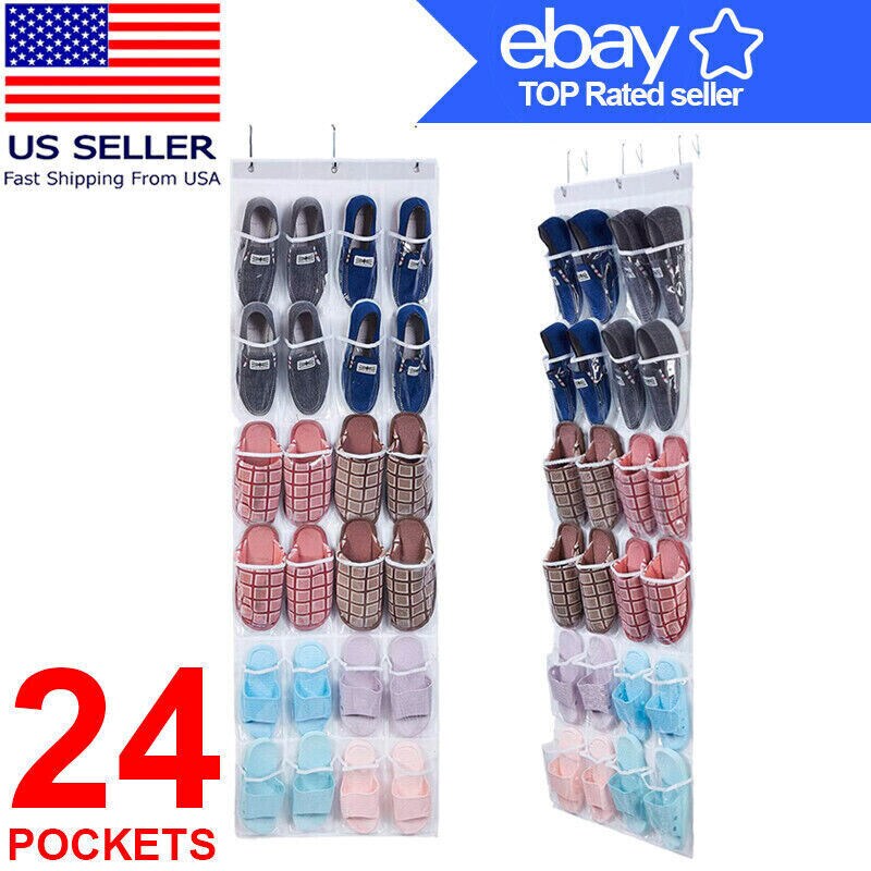 Over The Door Shoe Organizer Rack Hanging Storage Holder