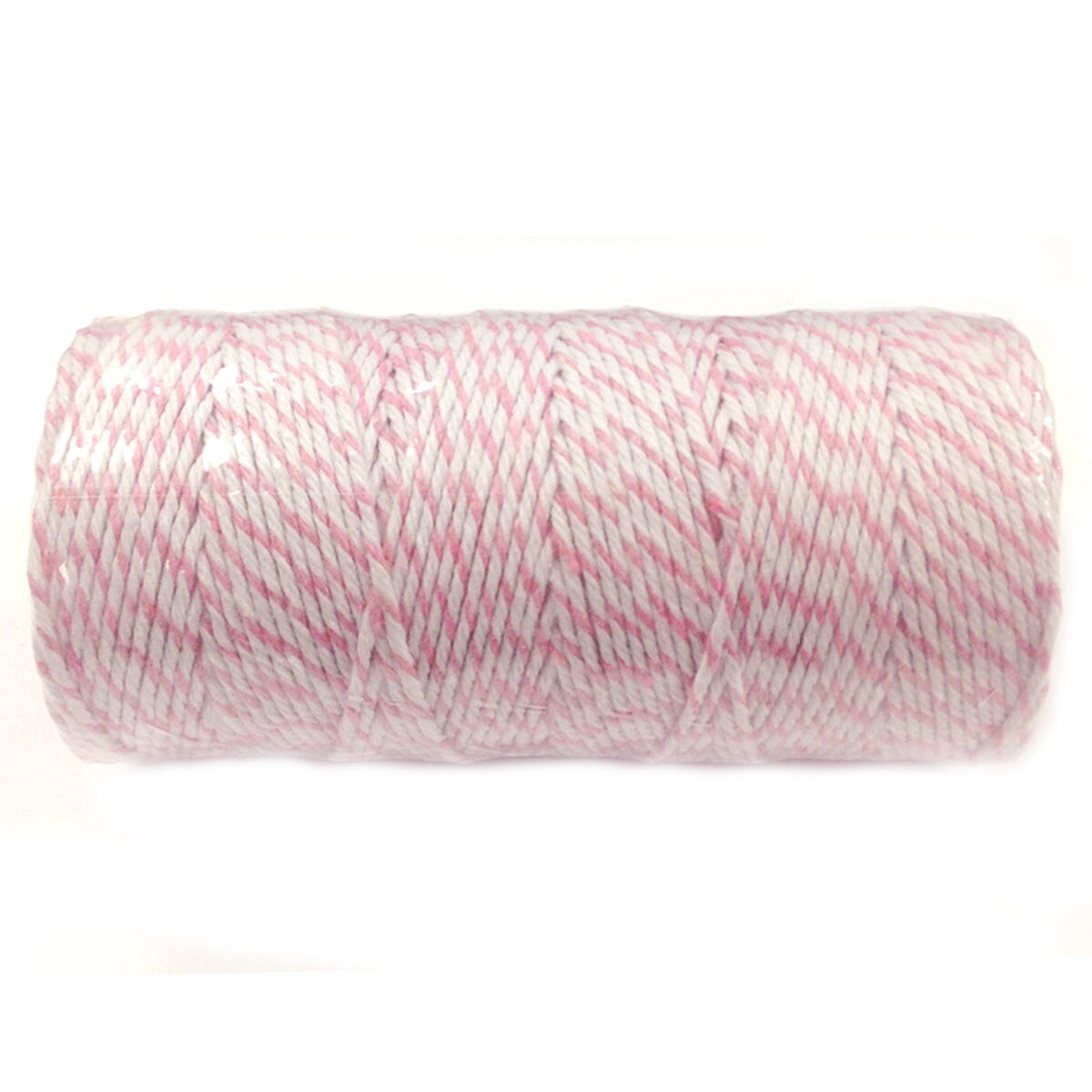 Wrapables Cotton Baker&#x27;s Twine 12ply 110 Yard, Pink