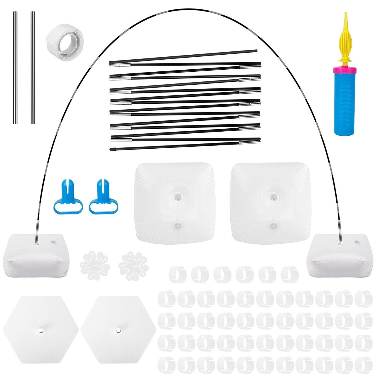 Balloon Arch Kit with Stand, Pump, Ideal for Parties, Model: Balloon ...