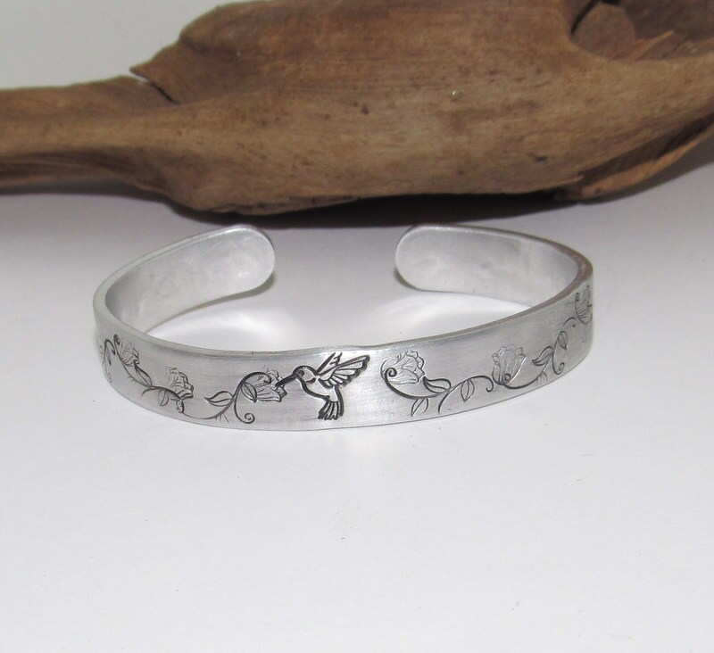 Made to order buying Sterling Silver Half Round Stamped Cuff Stacking Cuff Layering