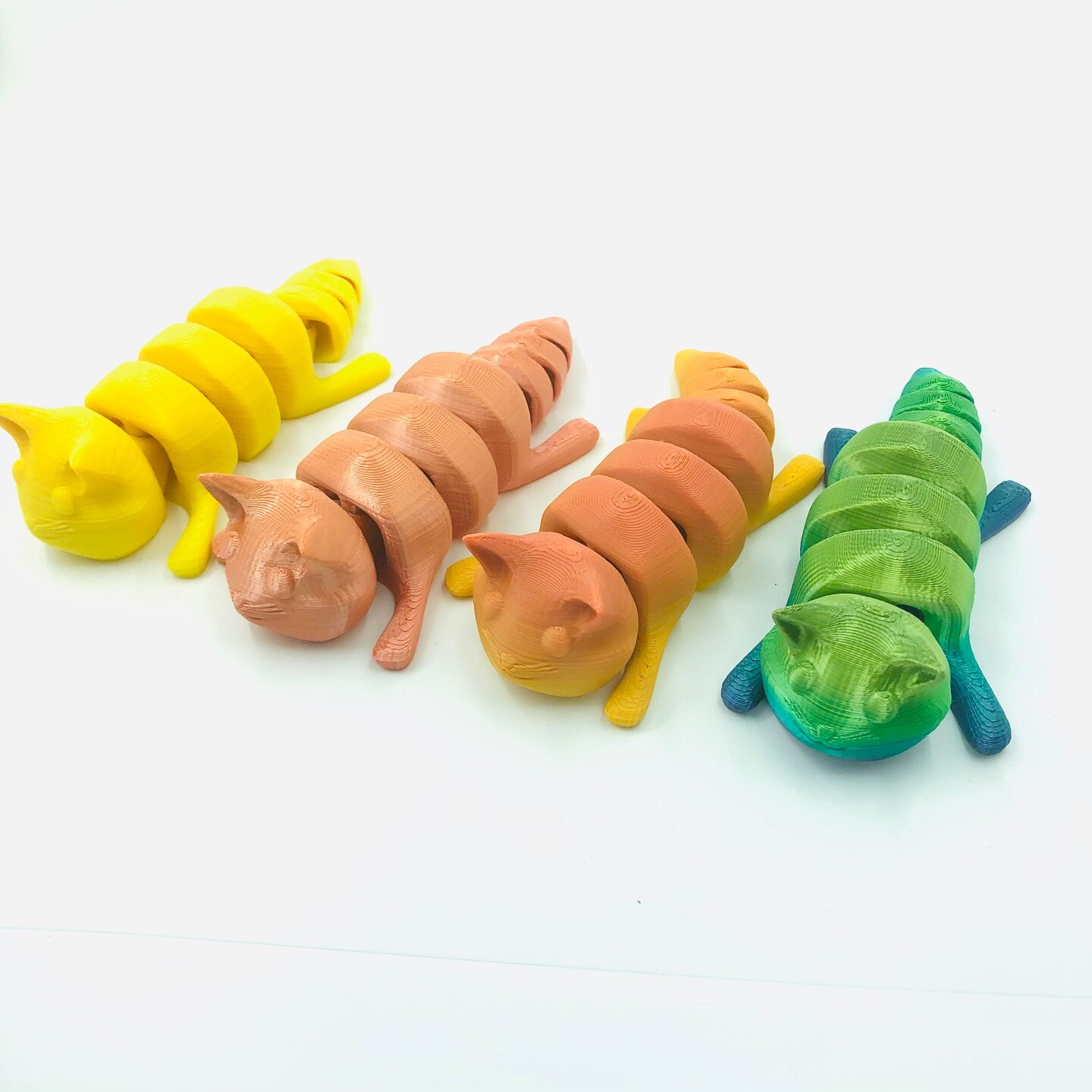 Aticulated Cute Flexi Fox 7.5 Inches - 3D Pinted Fantasy