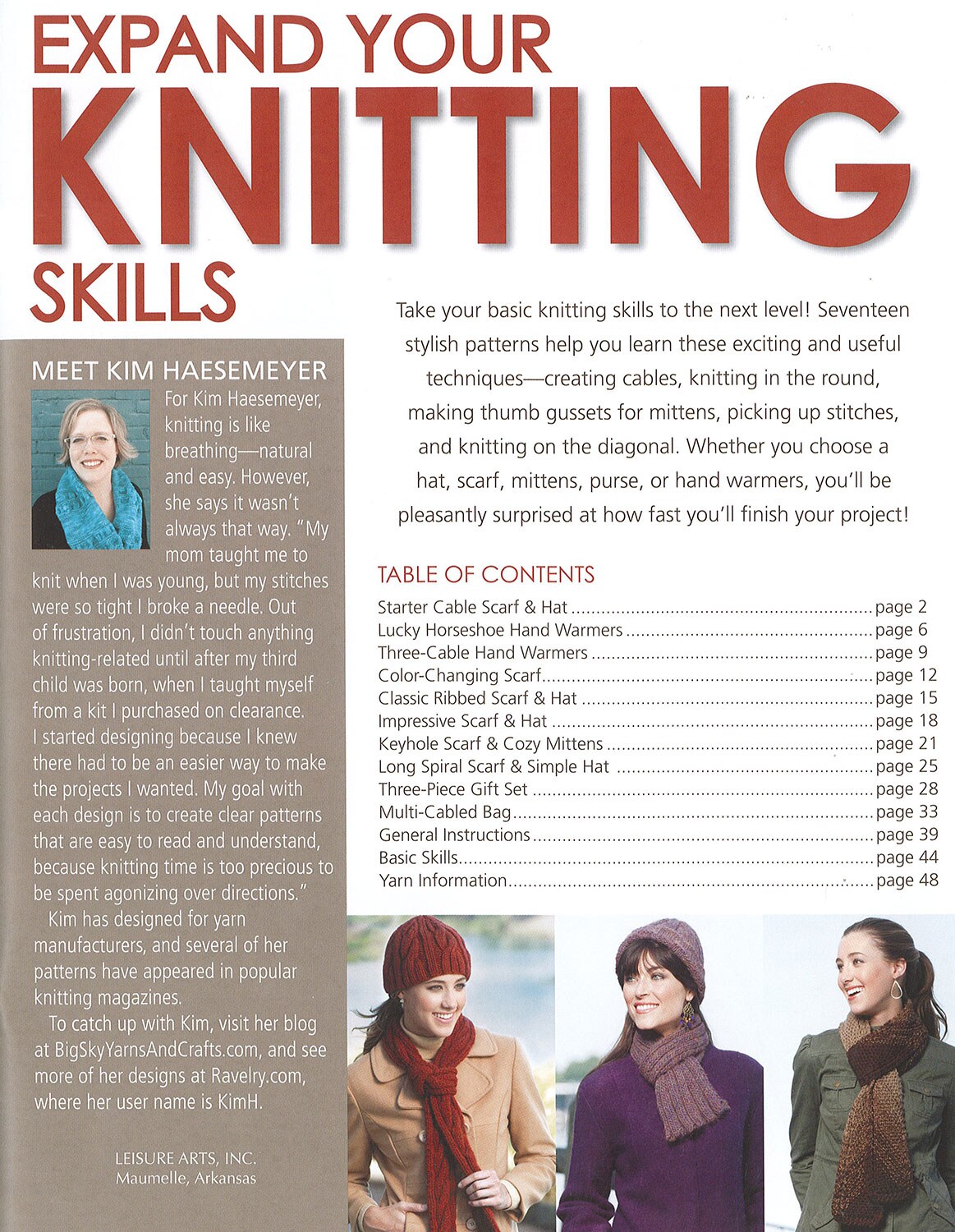Leisure Arts Expand Your Knitting Skills Knitting Book Michaels