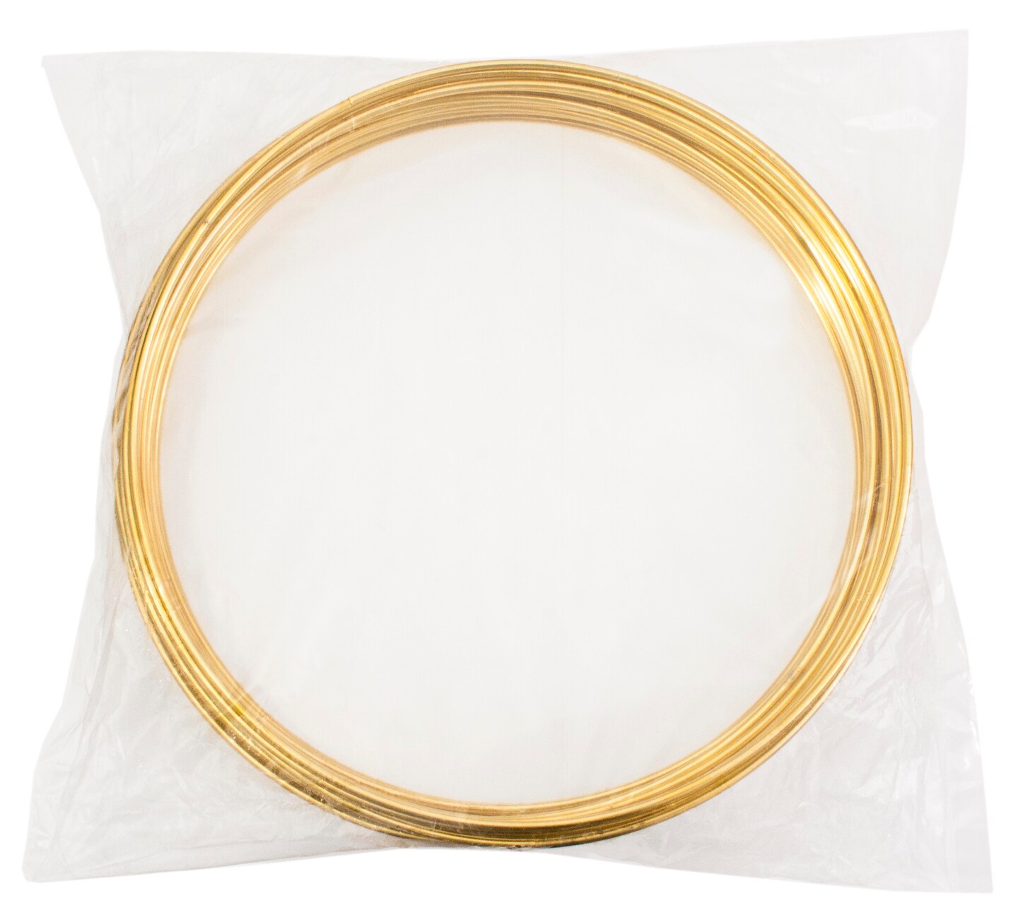 John Bead 12&#x22; Brass Metal Rings, 25pcs