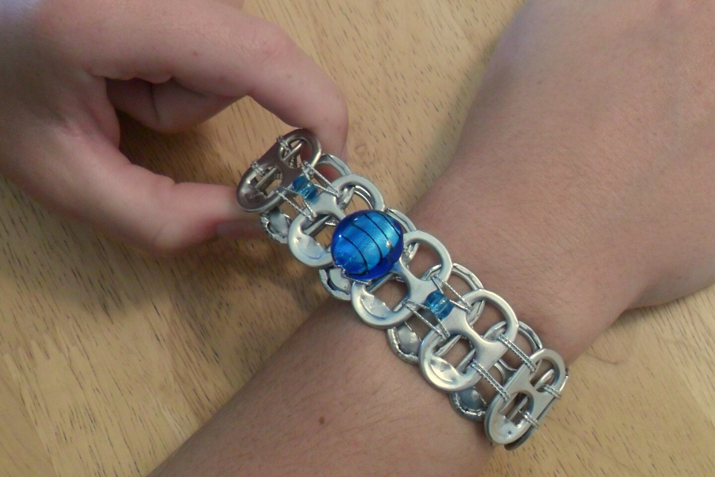 Fablinks Recycled Aluminum Soda Pop Tab Bracelet Set – 6 Reversible Bracelets For Girls