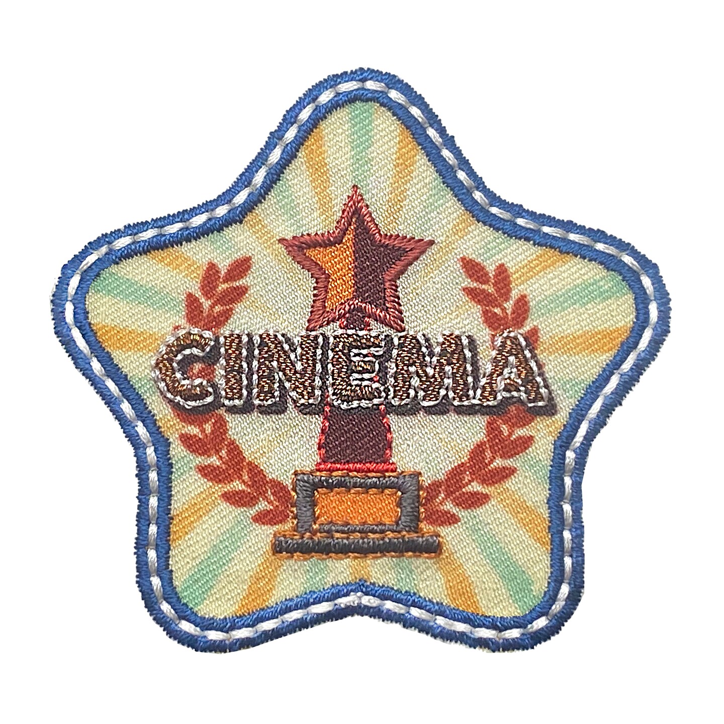 Cinema Star Awards, Movies, Cinema, Embroidered, Iron-on Patch