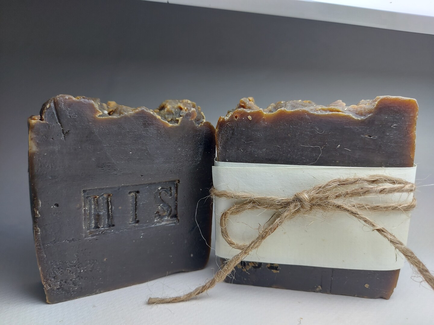 Hand Made ORGANIC LUXURY Pine Tar Soap ~ Frisky Whiskers Beard Co