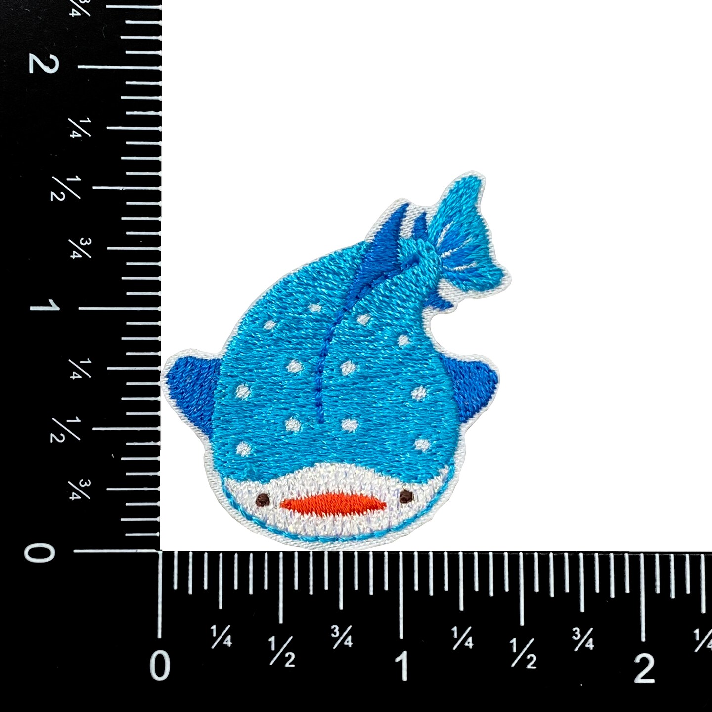 Blue Whale, Marine Mammal, Embroidered Iron on Patch