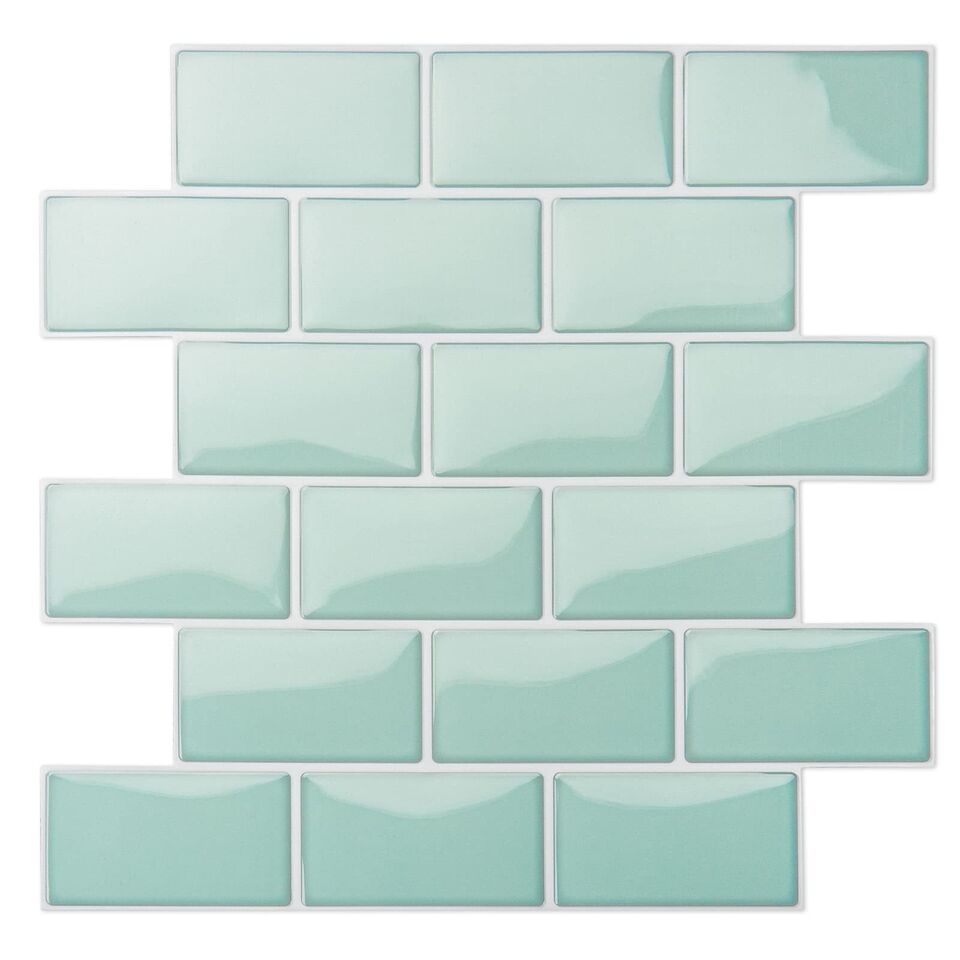 10 Sheet Peel and Stick Backsplash Tile Sticker 12x12