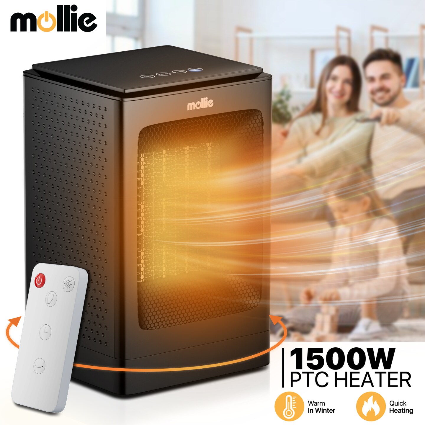 Home Electric LED Display Space Heater.