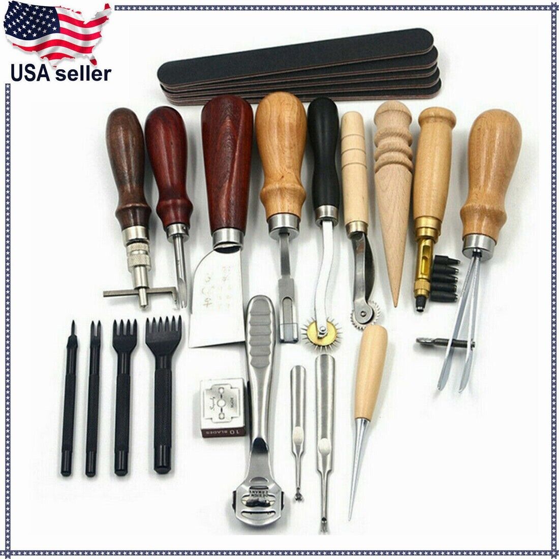 Leather on sale making tools