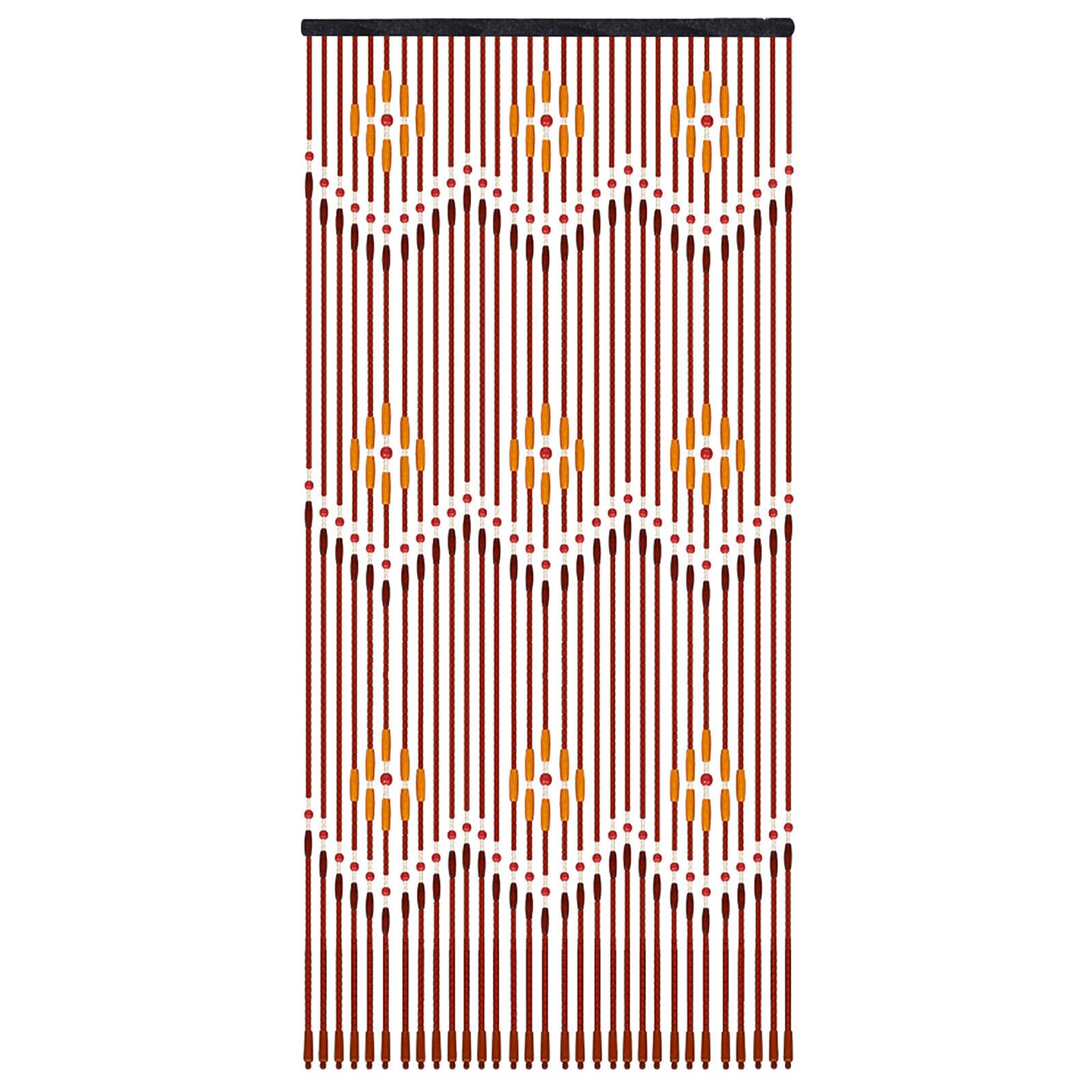 Kitcheniva Natural Wood Bamboo Beaded Curtain Vintage String Decor