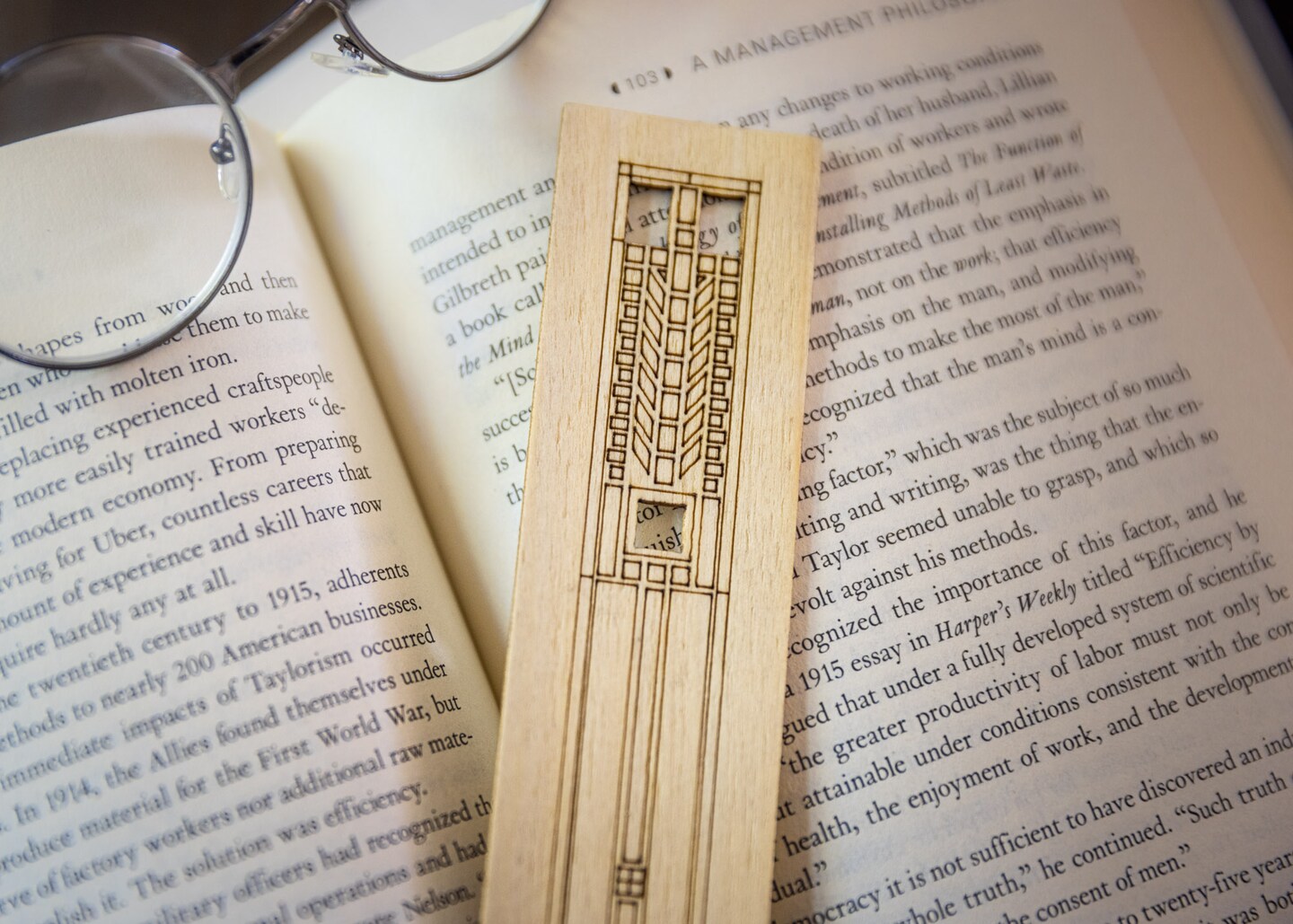 Wooden Bookmarks, the Architectural Collection designs of real