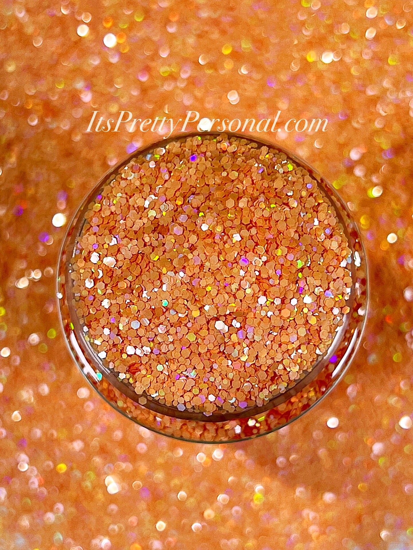 &#x201C;Peach Sunstone&#x22;- Mystical Magic Collection- Holographic Shimmer