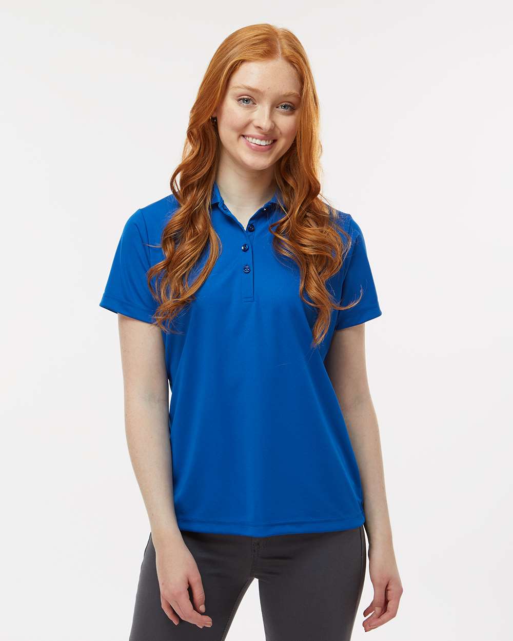 Performance polyester 2024 polo shirts