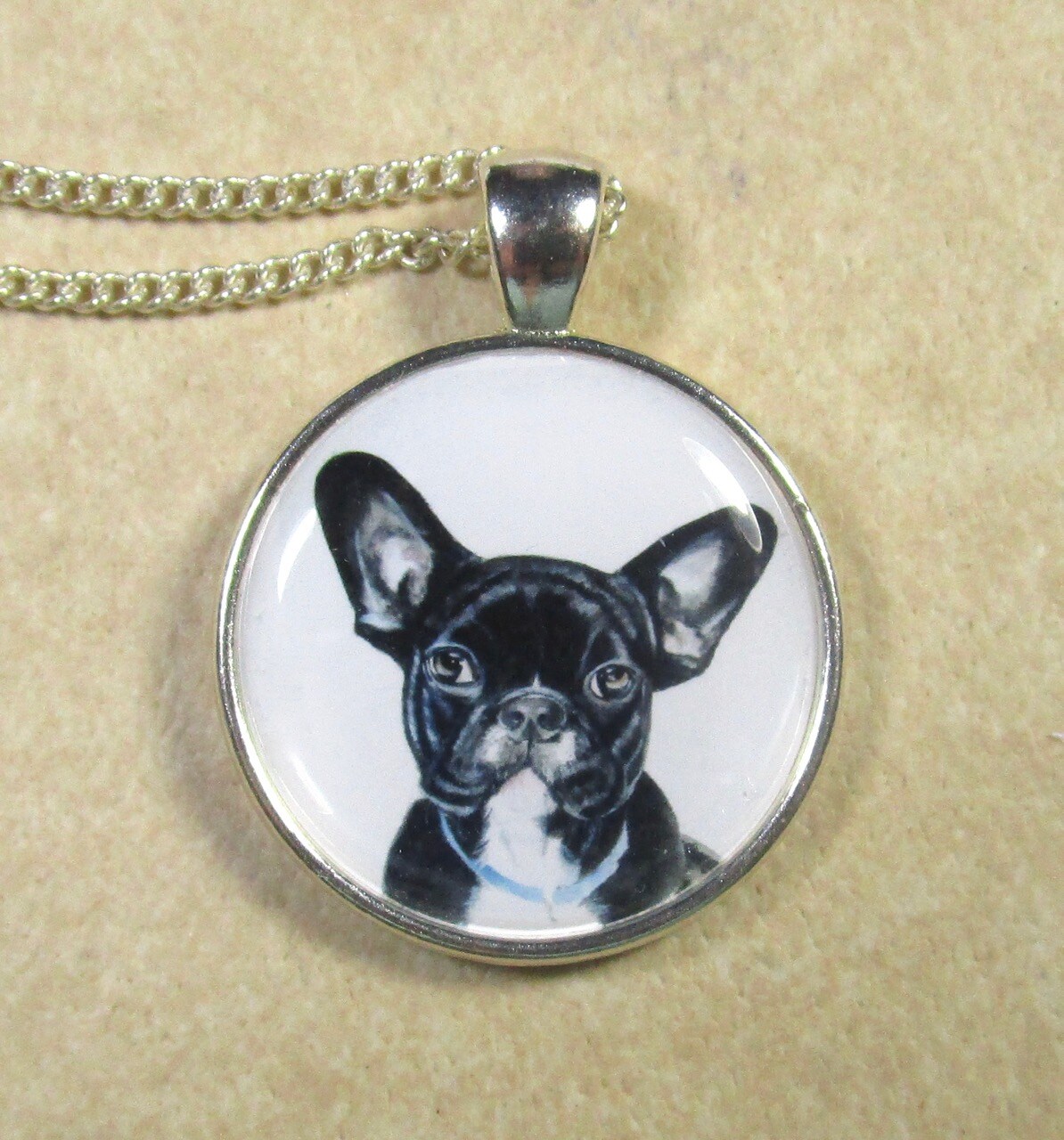 Frenchie Necklace, Well Done Goods – Well Done Goods, by Cyberoptix